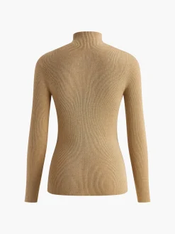 COMMENSE Mock Neck High Stretch Sweater* Sweater Tops|Sweaters & Cardigans