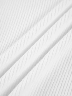 COMMENSE Mock Neck Rib Long Sleeve Knit Top* Sweater Tops|Sweaters & Cardigans