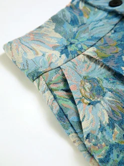 COMMENSE Monet Garden High Waist Shorts* Shorts|Bottoms