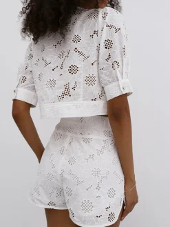 COMMENSE Multi-Button Embroidery Shorts Set* Shorts Sets|Shorts