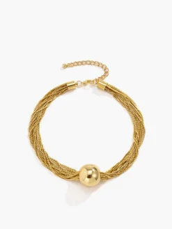 COMMENSE Multi-Chain Glossy Ball Choker* Accessories