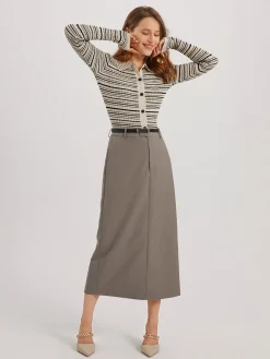 COMMENSE Musical Notation Knit Top* Sweater Tops|Sweaters & Cardigans