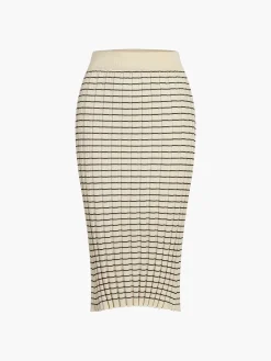 COMMENSE Musical Notation Stripe Three Piece Set* Sweater Tops|Long Sleeve Sets