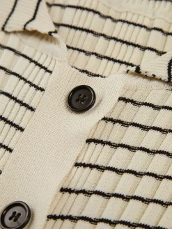 COMMENSE Musical Notation Stripe Three Piece Set* Sweater Tops|Long Sleeve Sets