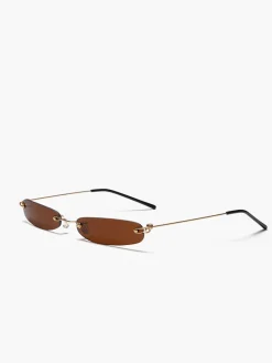 COMMENSE Narrow Rimless Rectangular Sunglasses* Sunglasses|Accessories