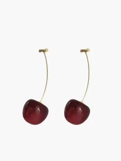 COMMENSE New Fashion Cherry Drop Earrings* Earrings|Accessories