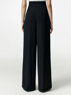 COMMENSE Notch Wide Leg Dress Pants* Wide Leg|Pants