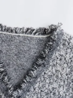 COMMENSE Old Money Aesthetics Raw Hem Tweed Cardigan* Cardigans|Sweaters & Cardigans