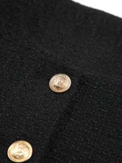 COMMENSE Old Money Aesthetics Tweed Blazer* Outerwear|Blazers
