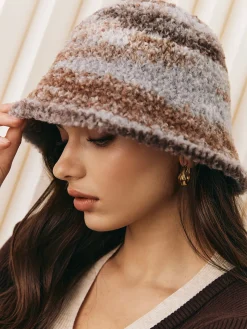 COMMENSE Ombre Plush Bucket Hat* Hair Claws & Hats|Accessories