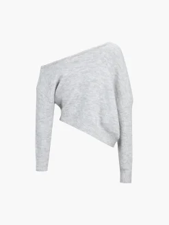 COMMENSE One Shoulder Asymmetric Sweater* Sweater Tops|Sweaters & Cardigans