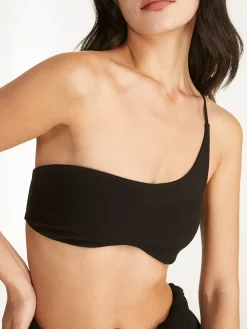 COMMENSE One Shoulder Solid Sports Bra* Tank Tops & Camis|Tops