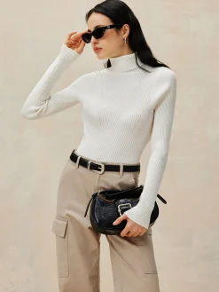 COMMENSE Open Back Knit Pullover Sweater* Sweater Tops|Sweaters & Cardigans