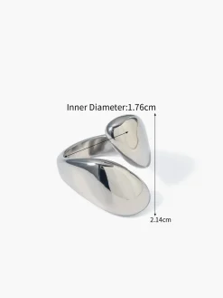 COMMENSE Oversize Heart Love Ring* Rings & Bracelets|Accessories