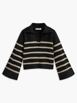 COMMENSE Oversize Striped Pullover Sweater* Sweater Tops|Sweaters & Cardigans