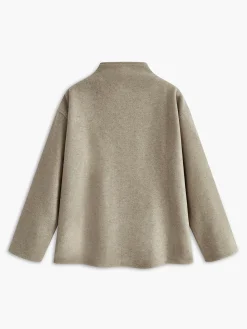 COMMENSE Oversized Button-Down Jacket* Outerwear|Jackets