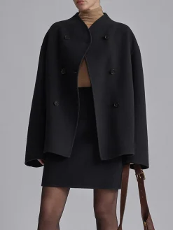 COMMENSE Oversized Button-Down Jacket* Outerwear|Jackets