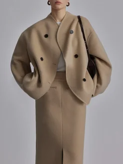COMMENSE Oversized Button-Down Jacket* Outerwear|Jackets