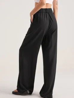 COMMENSE Oversized High Waisted Pleat Front Trousers* Wide Leg|Pants