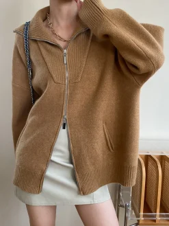 COMMENSE Oversized Open Collar Cardigan* Cardigans|Sweaters & Cardigans