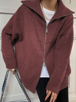 COMMENSE Oversized Open Collar Cardigan* Cardigans|Sweaters & Cardigans