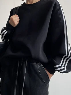 COMMENSE Oversized Panel Sweatshirt* Sweatshirts & Hoodies|Tops