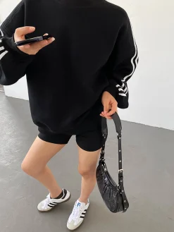 COMMENSE Oversized Panel Sweatshirt* Sweatshirts & Hoodies|Tops