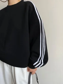 COMMENSE Oversized Panel Sweatshirt* Sweatshirts & Hoodies|Tops