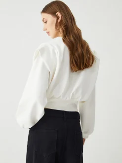 COMMENSE Oversized Solid Long Sleeve Blouse* Blouses & Shirts|Tops