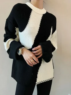 COMMENSE Oversized Zebrataur Sweater* Sweater Tops|Sweaters & Cardigans