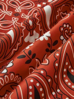 COMMENSE Paisley Printed Tie Front Vest* Outerwear|Vests
