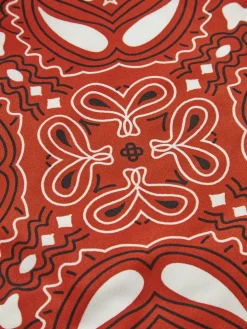 COMMENSE Paisley Printed Tie Front Vest* Outerwear|Vests