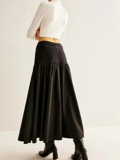 COMMENSE Panel Pockets Umbrella Skirt* Skirts|Bottoms