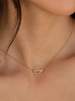 COMMENSE Paper Clip Necklace* Necklaces|Accessories