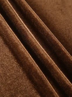 COMMENSE Paradise Feeling Velvet Midi Dress* Casual Dresses|Work Dresses