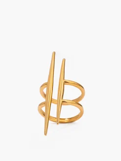 COMMENSE Parallel Bar Open Ring* Rings & Bracelets|Accessories