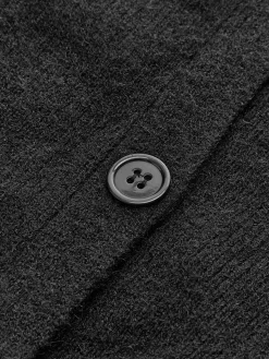 COMMENSE Patchwork V-neck Button Sweater* Sweater Tops|Sweaters & Cardigans