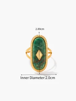 COMMENSE 1pc Elegant Stainless Ring* Rings & Bracelets|Accessories