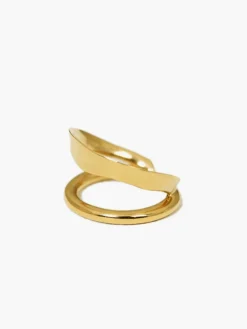 COMMENSE 1pc Irregular Double Layer Hoop Ear Clip* Earrings|Accessories