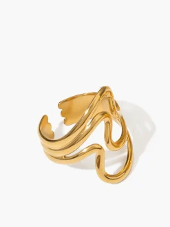 COMMENSE 1pc Irregular Open Ring* Rings & Bracelets|Accessories