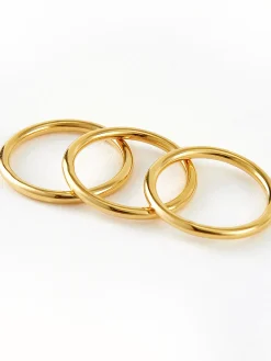 COMMENSE 3pcs Minimalist en Circle Ring* Rings & Bracelets|Accessories