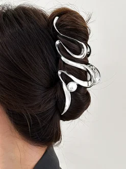 COMMENSE Pearl Decor Hair Claw* Hair Claws & Hats|Accessories