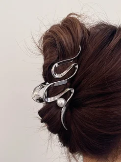 COMMENSE Pearl Decor Hair Claw* Hair Claws & Hats|Accessories