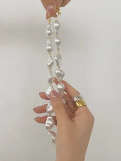 COMMENSE Pearl Effect Resin Necklace* Necklaces|Accessories
