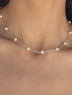 COMMENSE Pearl en Chain Necklace* Necklaces|Accessories