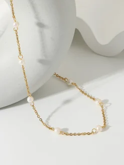 COMMENSE Pearl en Chain Necklace* Necklaces|Accessories