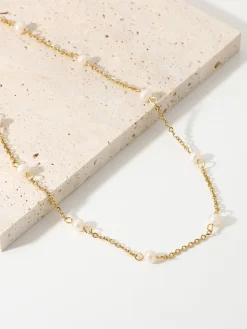 COMMENSE Pearl en Chain Necklace* Necklaces|Accessories