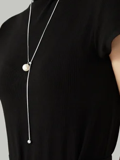 COMMENSE Pearl Lariat Y-Shape Necklace* Necklaces|Accessories