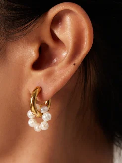 COMMENSE Pearl of Joy Drop Earrings* Earrings|Accessories