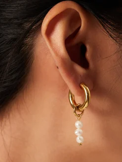 COMMENSE Pearl of Joy Drop Earrings* Earrings|Accessories